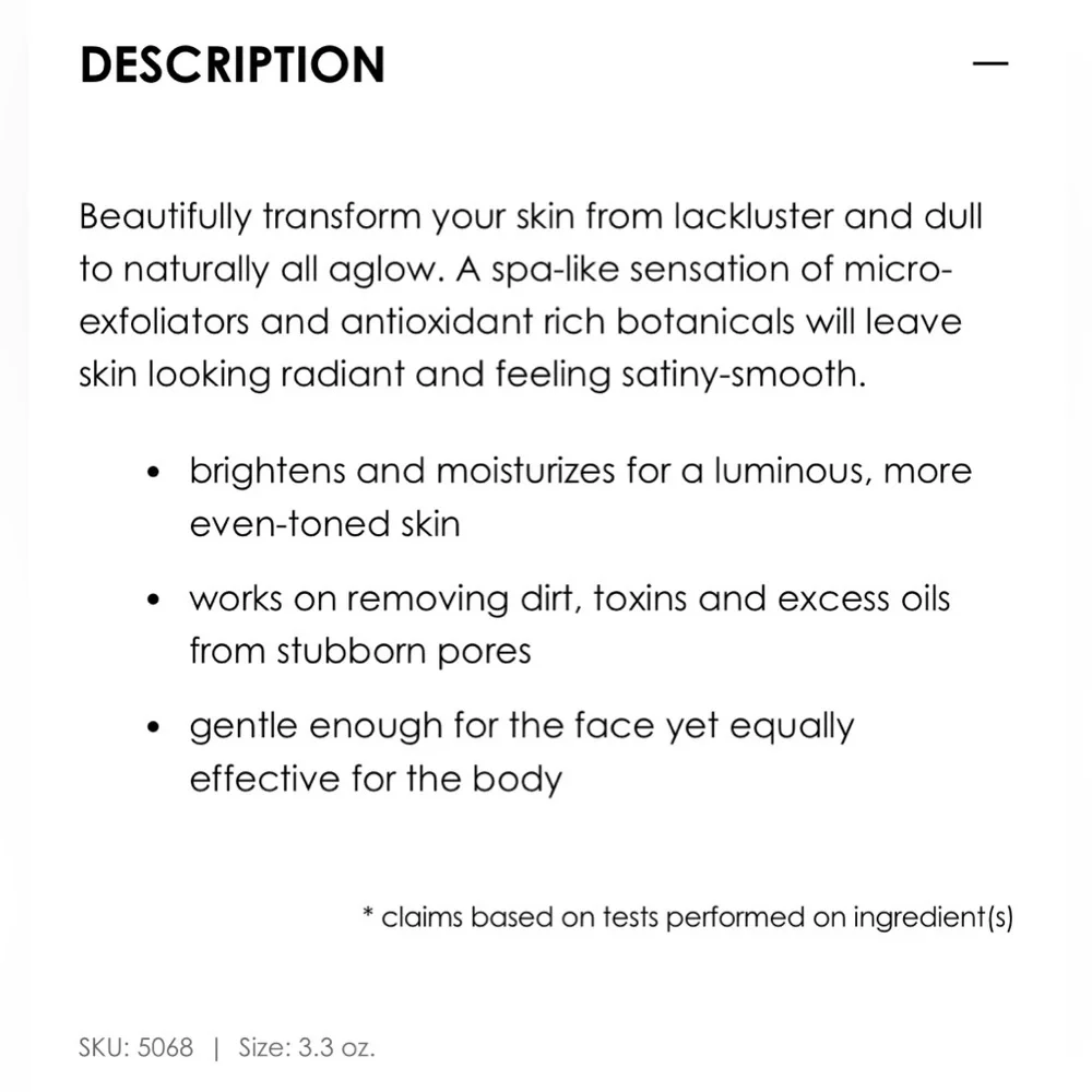 DERMELECT All-Aglow All Over Scrub | NEW